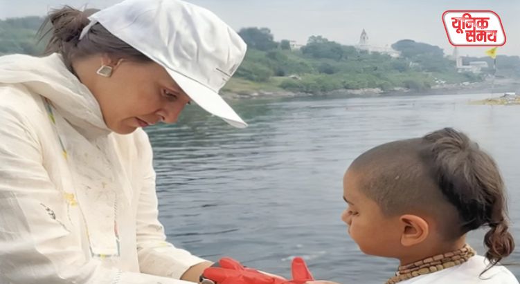 Actress Neha Dhupia Participates in Yamuna Clean-up Drive