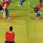Arjun Tendulkar's ' Yorker Avatar' in the LSG Nets