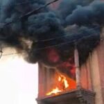 Massive Fire Erupts in the Ancient Cenotaphs of Chhata