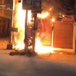 Massive Fire at a Leaf-Plate Shop on Kotwali Road