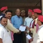 SP Gheraos Collectorate, Demands Compensation