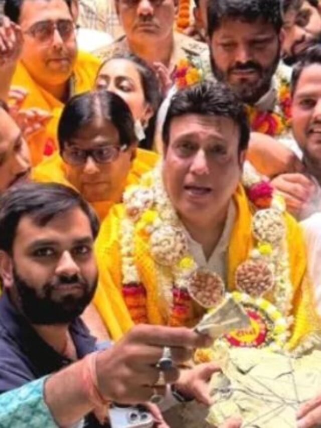 Actor Govinda seeks refuge at the feet of Thakur Banke Bihari on Mohini Ekadashi