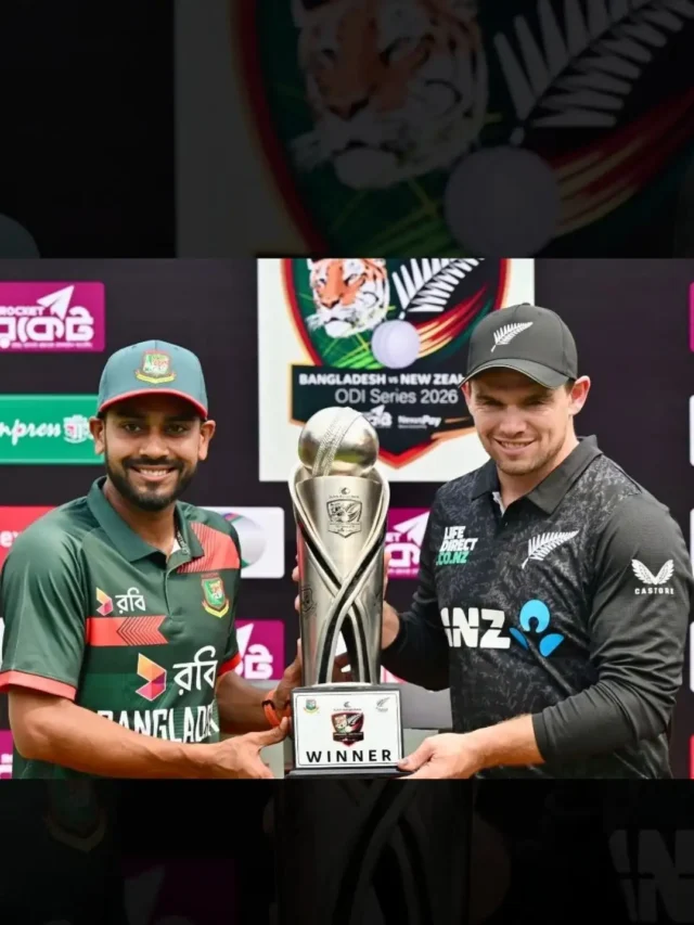 In the New Zealand vs Bangladesh match, New Zealand won the toss and elected to bat first