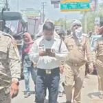 Anti-encroachment drive conducted from Bhuteshwar to the State Bank