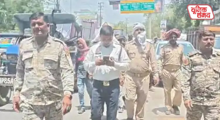 Anti-encroachment drive conducted from Bhuteshwar to the State Bank