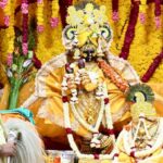 Celebration of Purushottam month in Radhavallabh temple