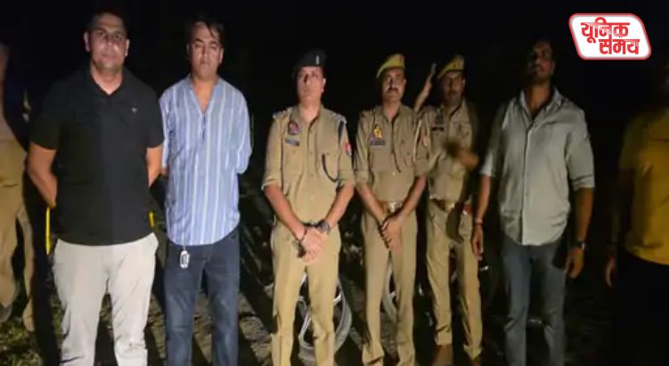Encounter between Mathura police and criminals