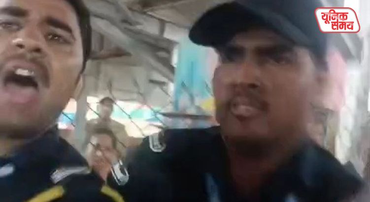 Hooliganism by guards at Radharani Ropeway in Barsana
