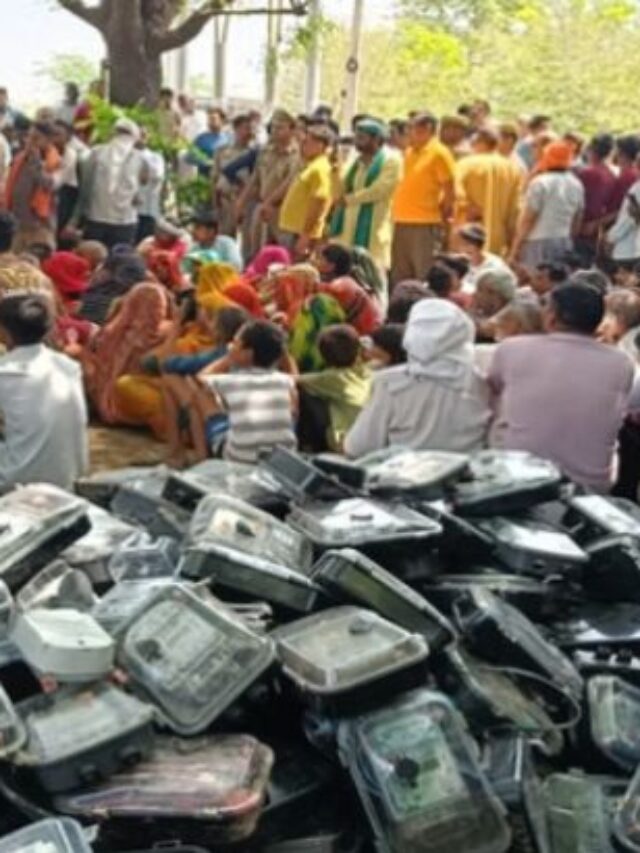 Enraged Villagers in Akola Uproot Smart Meters