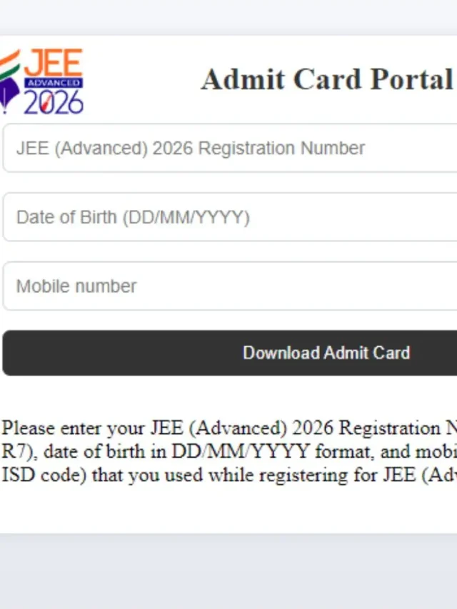 JEE Advanced Admit Card