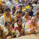 BJP National General Secretary Arun Singh arrives in Vrindavan