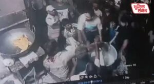 Barged into a milk shop and brutally beat the shopkeeper