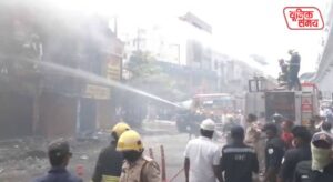 Chaos Erupts at Ameerpet's 'Helmet Market' Following Fire