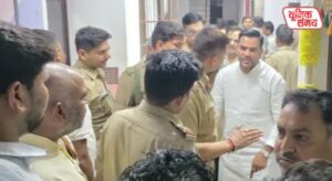 Heated exchange between Nardev Chaudhary and the Station House Officer
