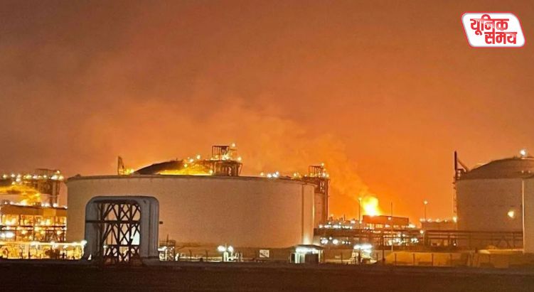 Massive explosion at Barzan Gas Terminal