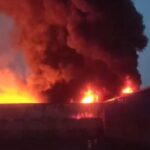Massive fire breaks out at Dalda warehouse in Patna
