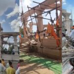 Roof of under-construction hall collapses at Parbhani's Hanuman temple
