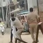 Traffic and civil police personnel clash with each other