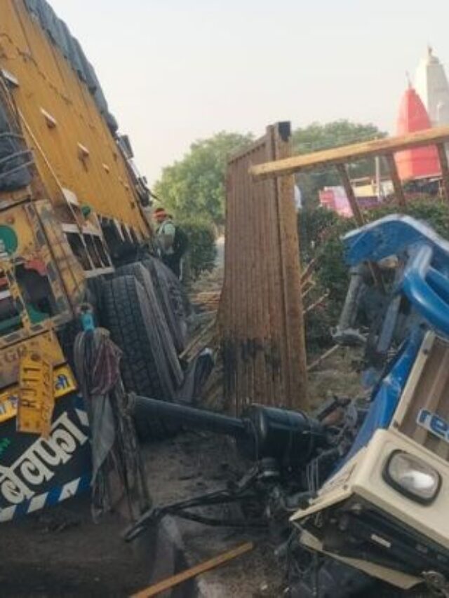 Truck rams into tractor-trolley on NH-19