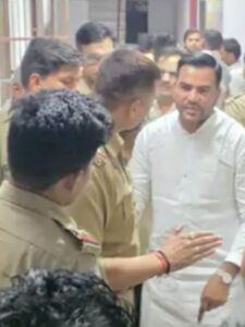Heated exchange between Nardev Chaudhary and the Station House Officer