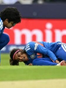 Shreyanka Patil out of the tournament