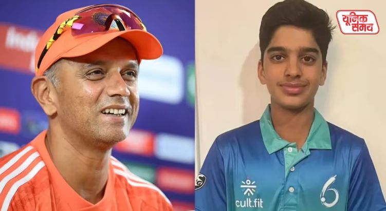 Anvay Dravid played a magnificent innings against Sri Lanka in the Under-19 match