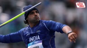 Golden Boy Neeraj Chopra in the Commonwealth Games final