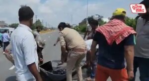 Horrific accident on the Agra-Delhi National Highway