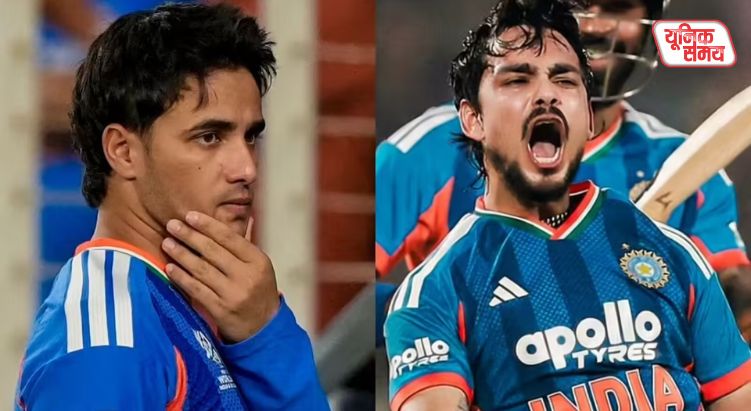 Ishan Kishan and Abhishek Sharma clash over a run-out