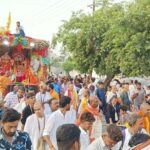 Lord Jagannath's grand Rath Yatra taken out with great fanfare from the Shri Krishna Janmasthan