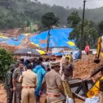 Massive landslide at tunnel construction site in Wayanad
