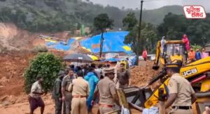Massive landslide at tunnel construction site in Wayanad