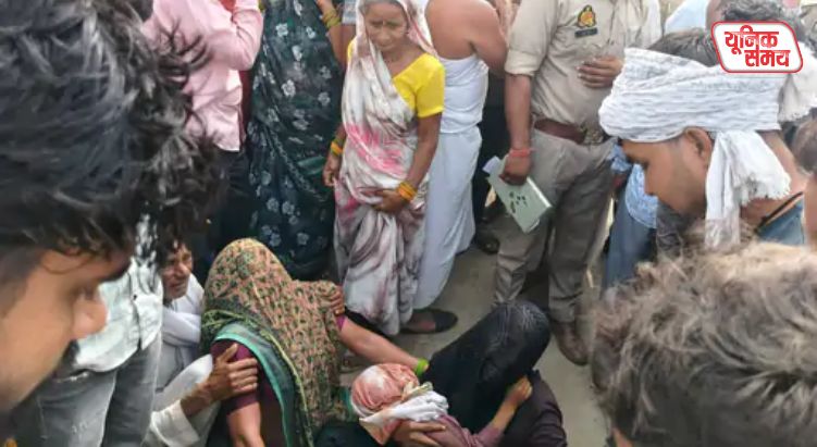 Nitin, a Class 2 student, was crushed by a school bus