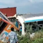 Out-of-control private bus rams into Roadways bus from behind