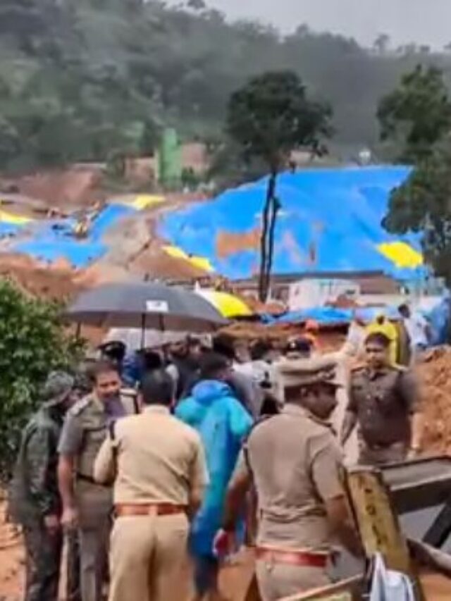 वायनाड में टनल प्रोजेक्ट साइट पर भीषण लैंडस्लाइड