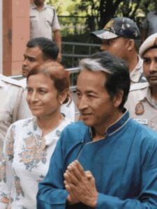 Sonam Wangchuk reached Rajghat