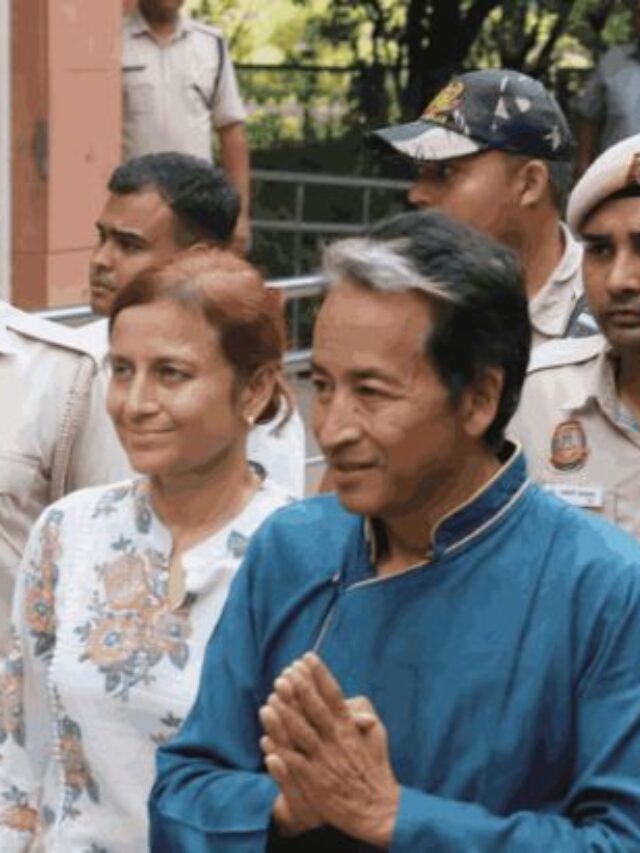 अस्पताल से डिस्चार्ज होते ही राजघाट पहुँचे सोनम वांगचुक