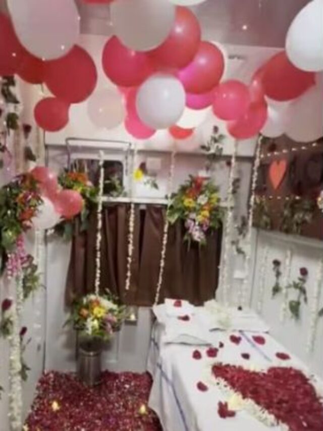 ट्रेन के कूपे को ‘हनीमून सुइट’ बनाना पड़ा भारी