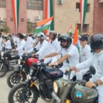 A wave of patriotism swept through Mathura on the eve of Independence Day