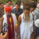 Brijbhushan Sharan Singh arrived in holy city of Vrindavan