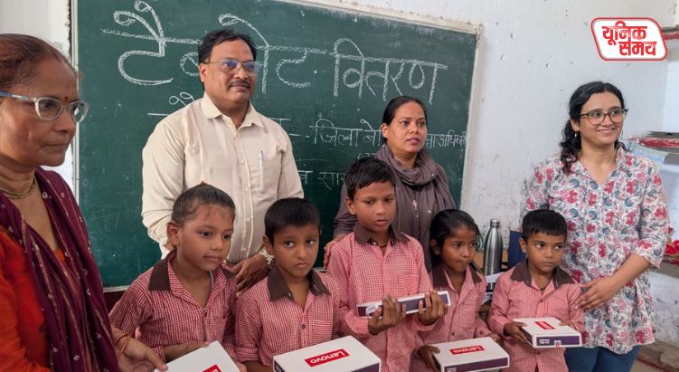 Distribution of tablets in primary schools