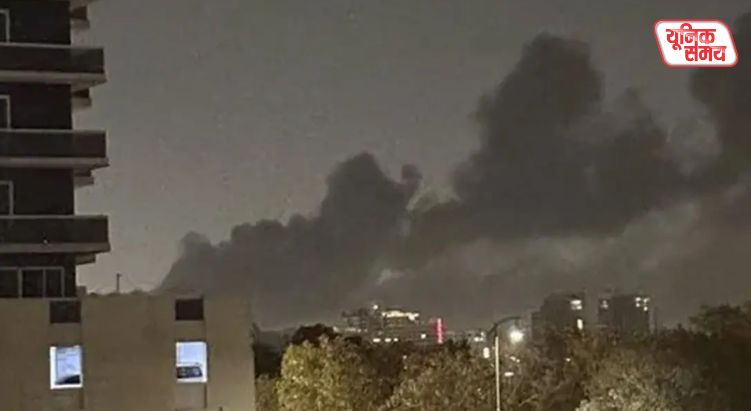 Seven massive explosions rocked Jebel Ali, Dubai, one after another late at night