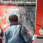 Sudden fire breaks out in the electricity meter and cables at the Mathura Registry Office