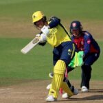 Toby Albert's explosive batting in England's One-Day Cup