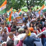 Vidhan Sabha march underway in Ranchi
