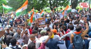 Vidhan Sabha march underway in Ranchi