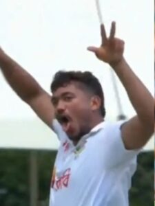 Bangladeshi fast bowler Taskin Ahmed's bizarre celebration goes viral
