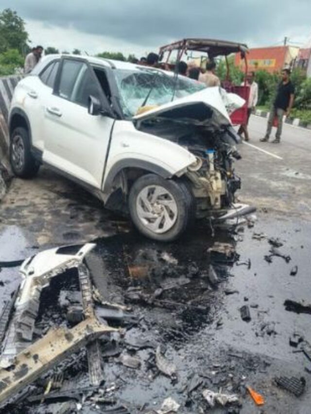 झांसी-कानपुर हाईवे पर भीषण सड़क हादसे में माफिया अतीक अहमद के छोटे बेटे आबान की मौत