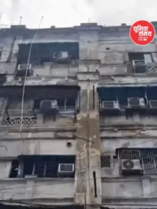 Massive fire in a five-storey building in Kolkata