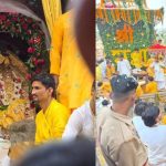 A massive surge of devotees in Barsana on Radhashtami